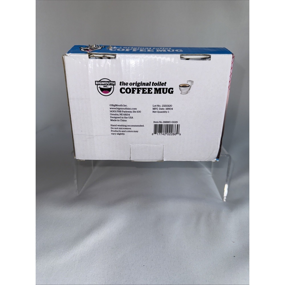 BigMouth INC The Original Toilet Mug 20oz Ceramic Coffee Cup Drink From The Bowl - Picture 8 of 8